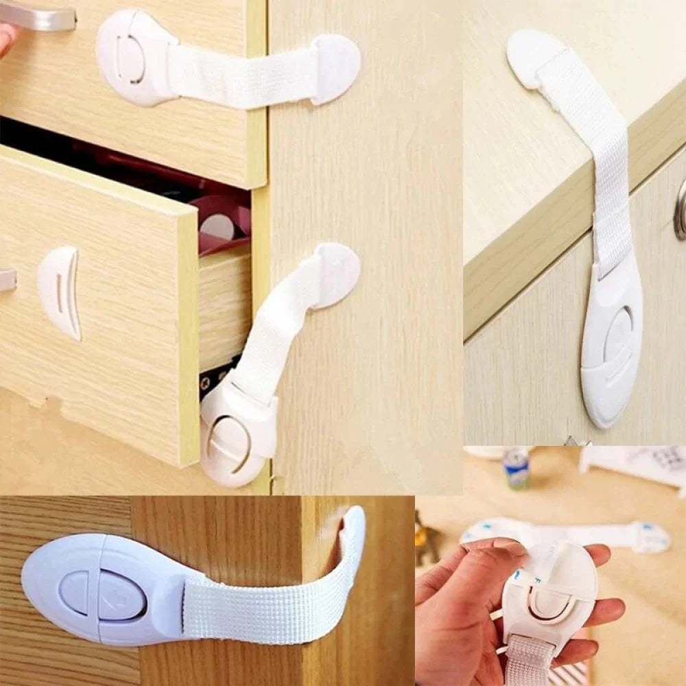 10 Pcs Cabinet Drawer Bend Lock