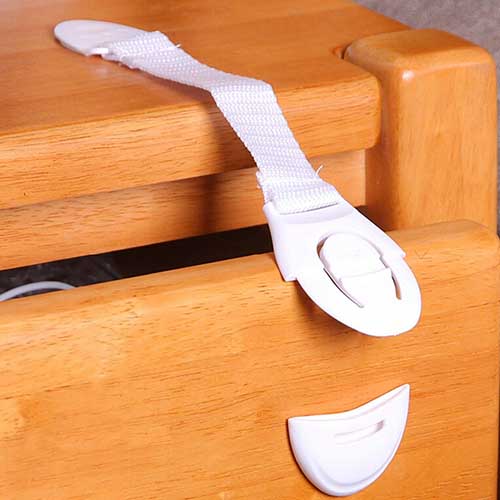 10 Pcs Cabinet Drawer Bend Lock