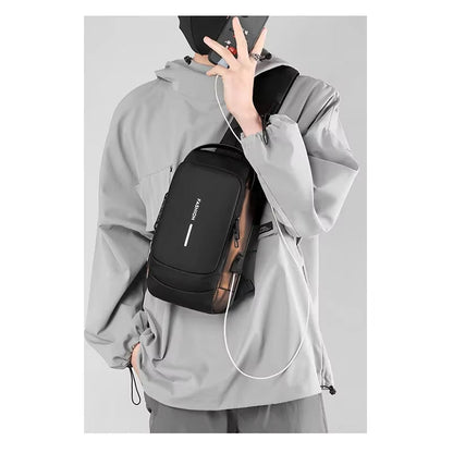 Crossbody Shoulder Backpack Sling Chest Bag for Men