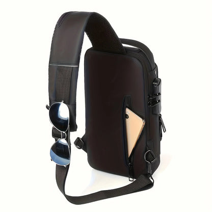 Crossbody Shoulder Backpack Sling Chest Bag for Men