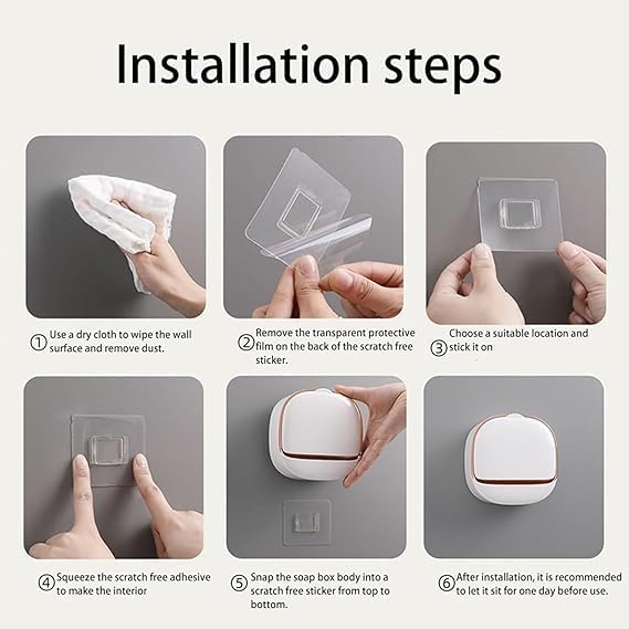 Luxury Box Soap Dish for Bathroom