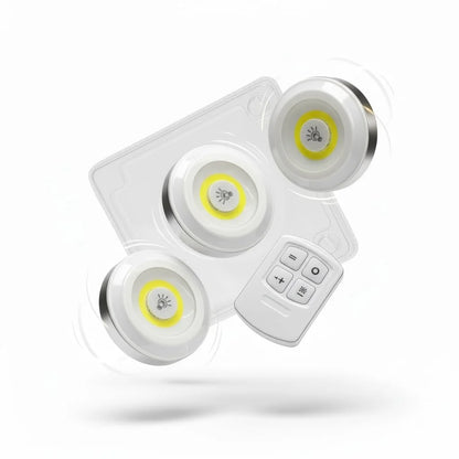Wireless RGB Color Changing Puck Lights