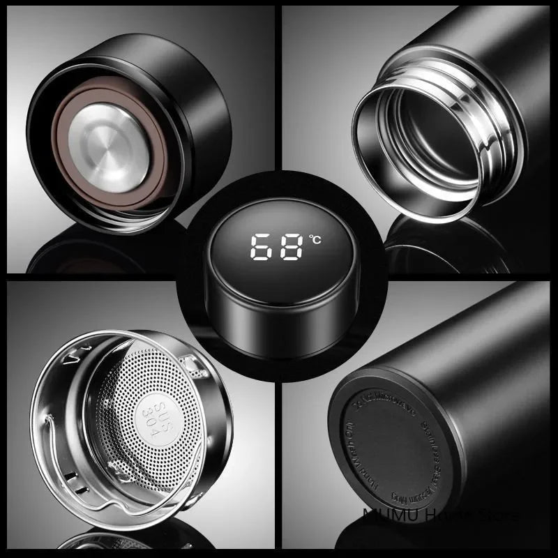 Smart Vacuum Insulated  304 Stainless Steel Perfect for Hot & Cold Drinks