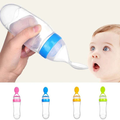 Baby Feeding Bottle With Spoon