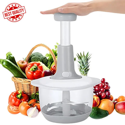 1500ml Manual Hand Chopper & Food Processor