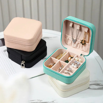 Leather Jewelry Organizer Box