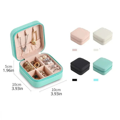 Leather Jewelry Organizer Box