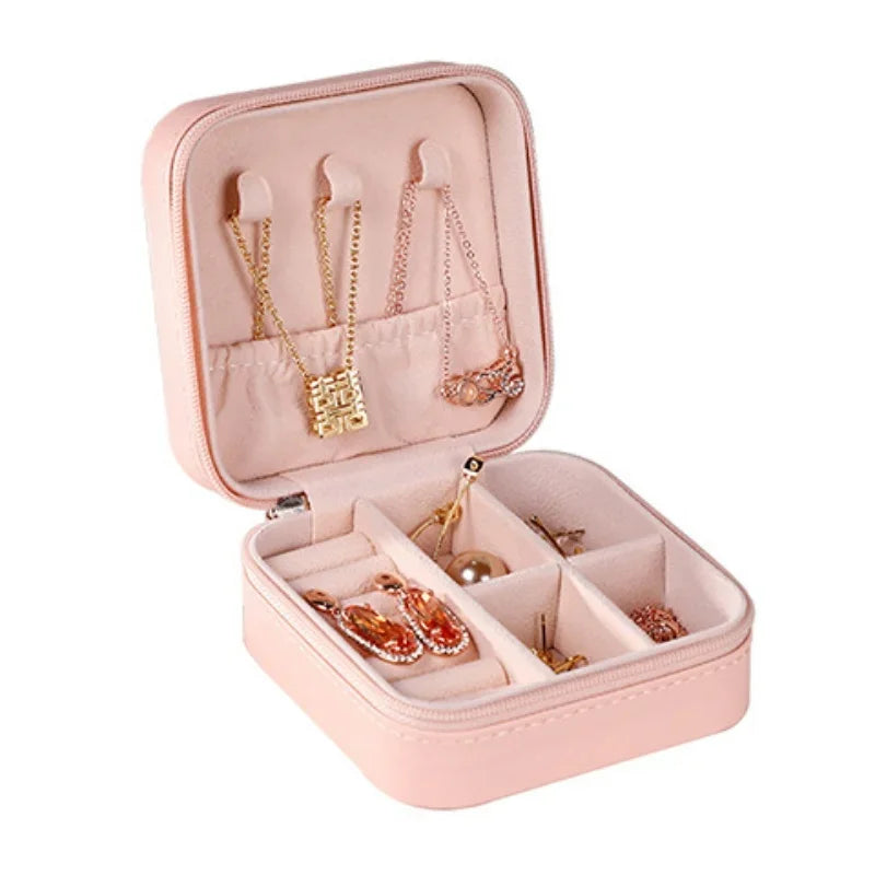 Leather Jewelry Organizer Box