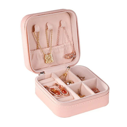 Leather Jewelry Organizer Box